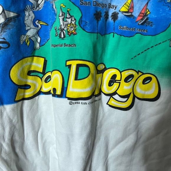 Vintage 1994 San Diego T Shirt XL - Picture 3 of 5